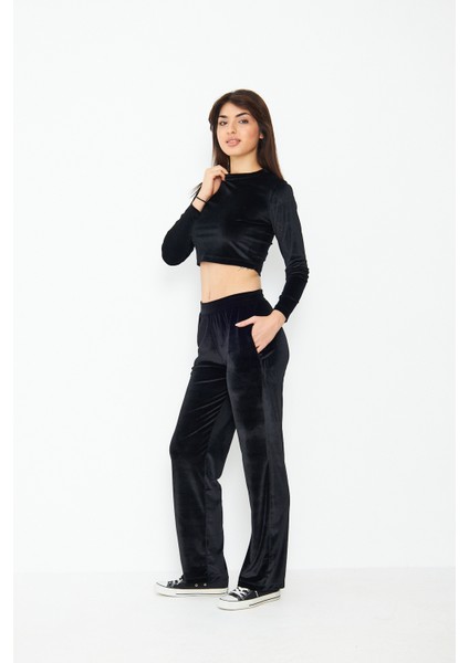 Tariki Siyah Kadife Pantolon fırsatları