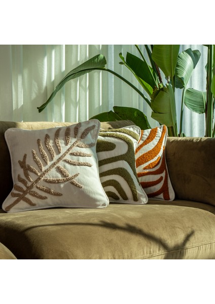 Punch Kırlent Lea Beige