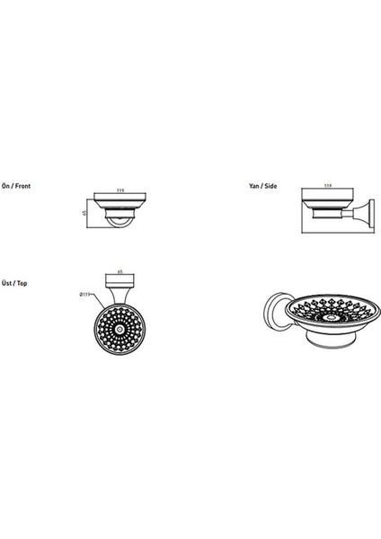 Bocchi Nuova Lombardıa Sabunluk Krom 3022-0002 fiyatları