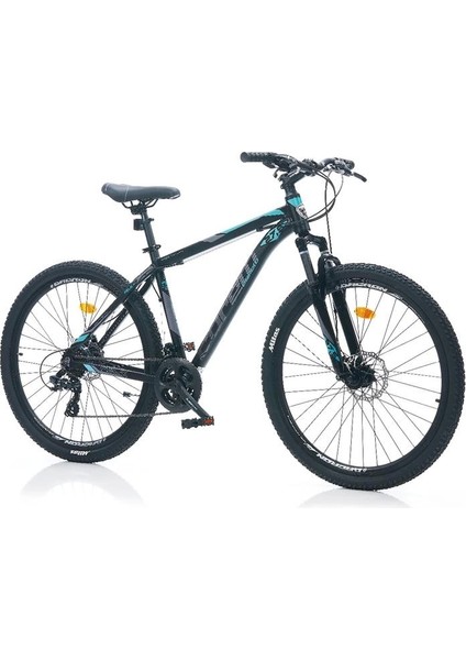 Felix 2.0 Erkek Dağ Bisikleti 330h Md 26 Jant 24 Vites Siyah Turkuaz Gri