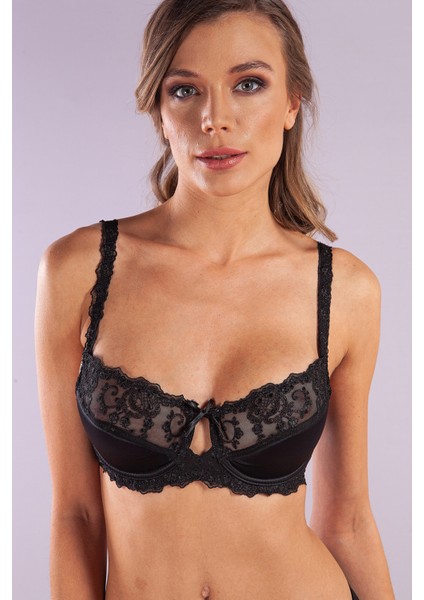 Giselle Half Padded Bra,siyah Toparlayıcı Konforlu ve Şık Sütyen