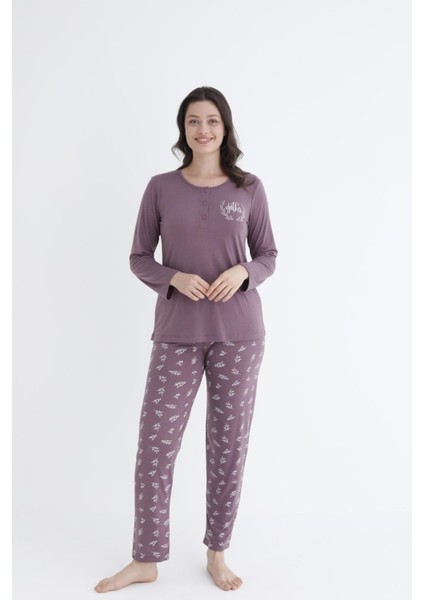 Uzun Kol Mevsimlik Pijama Takımı Viskon Alperi 790-31 fiyatları