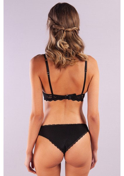 Glorin Foam Cup Push Up Bra,siyah Renk Straplez Konforlu ve Şık Sütyen
