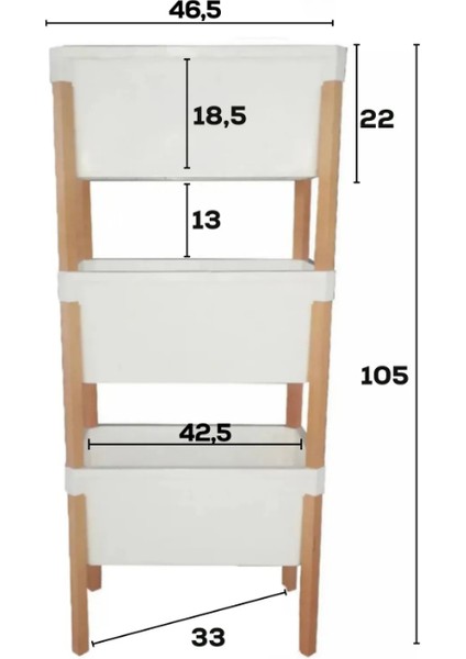 Bienwood Bie 7079 Ahşap Ayaklı 3'lü Plastik Çok Amaçlı Dolap HAVLULUK HEDİYELİ (Oyuncak Dolabı, Mutfak Kiler Dolabı) fiyatları