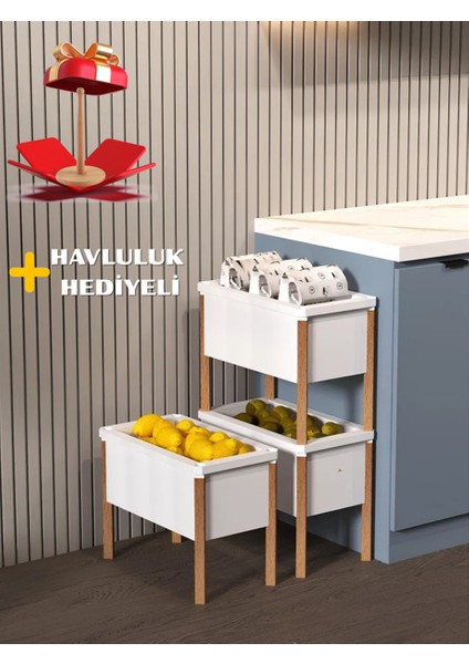 Bienwood Bie 7079 Ahşap Ayaklı 3'lü Plastik Çok Amaçlı Dolap HAVLULUK HEDİYELİ (Oyuncak Dolabı, Mutfak Kiler Dolabı) modelleri