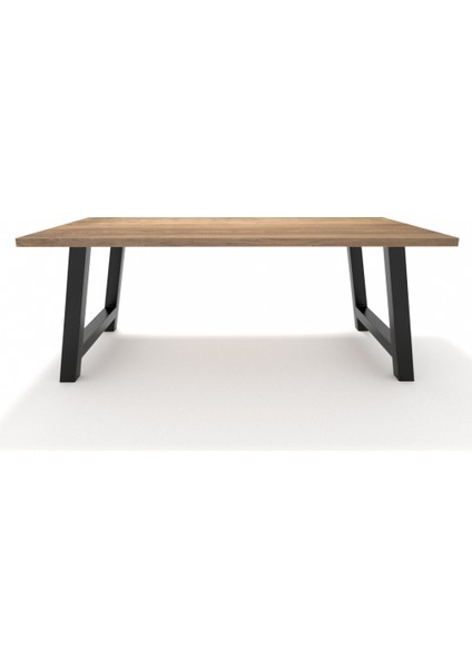 Yemek Masası Ayağı Profil Masa Ayağı Tasarım Masa Ayakları Retro Tasarım 60X75 cm Siyah Renk 1 Takım
