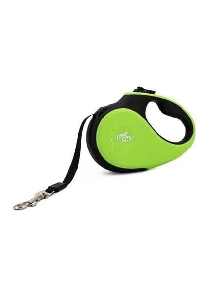 Doggie Soft Otomatik Köpek Uzatma Tasması Large Yeşil 50 kg 5 mt