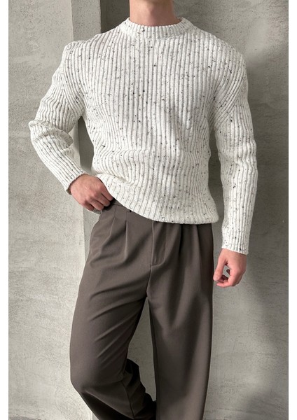 Erkek Fitilli Örme Oversize Kazak modelleri