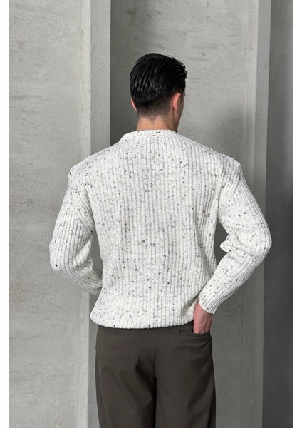 Erkek Fitilli Örme Oversize Kazak indirimleri