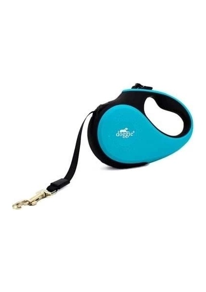 Doggie Soft Otomatik Köpek Uzatma Tasması Xsmall Açık Mavi 12 kg 3 mt