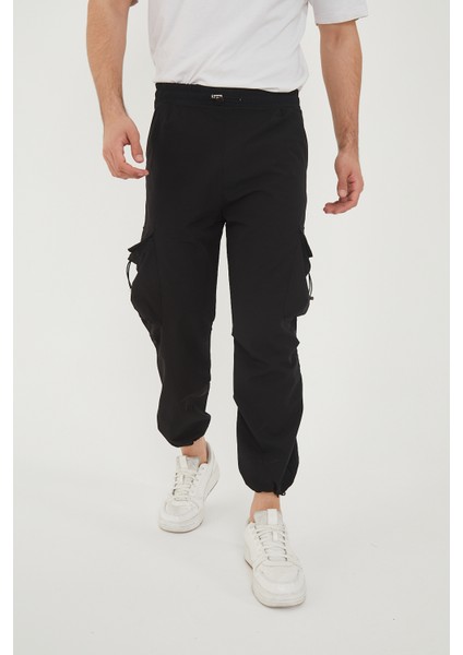 CAMP550 Outdoor Tactical Kargo Cepli Ayarlanabilir Paçalı Oversize Erkek Jogger Yürüyüş Pantolonu