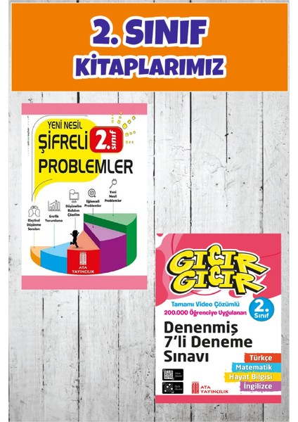 2.sınıf Şifreli Problemler + 7 Li Denenmiş Deneme