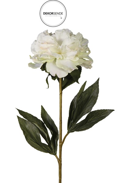 Yapay Şakayık Dalı Krem 68 cm
