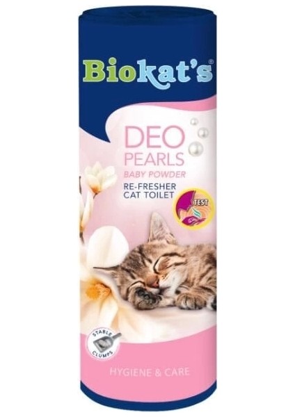 Biokats Deo Pearls Kedi Kumu Parfümü Bedek Pudrası Kokulu 700 gr