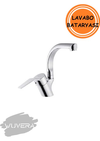 Spectre Kuğu Lavabo Bataryası – Pirinç Gövde, Krom Kaplama & Ergonomik Tasarım