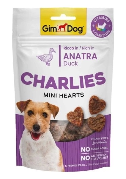 Gimdog Charlies Ördekli Tahılsız ve Şekersiz Köpek Ödül Maması 70 gr