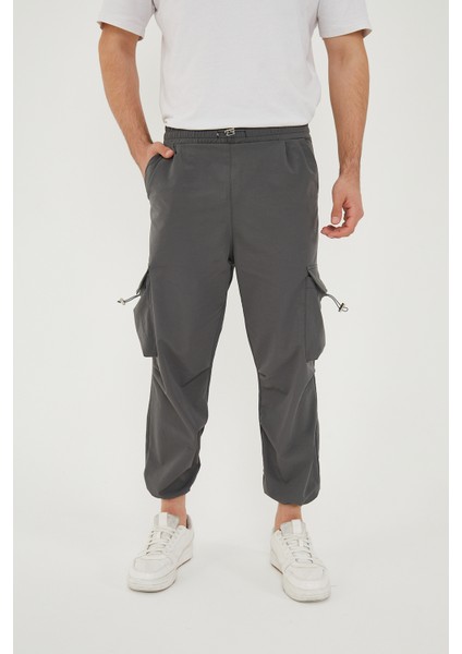 CAMP550 Outdoor Tactical Kargo Cepli Ayarlanabilir Paçalı Oversize Erkek Jogger Yürüyüş Pantolonu