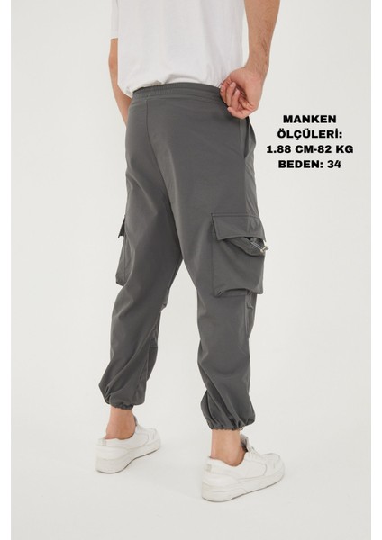 CAMP550 Outdoor Tactical Kargo Cepli Ayarlanabilir Paçalı Oversize Erkek Jogger Yürüyüş Pantolonu