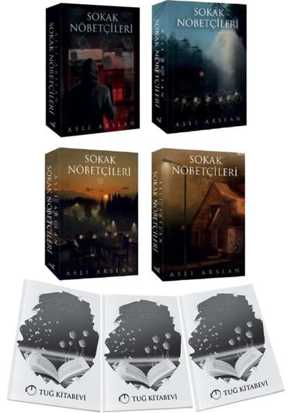 Sokak Nöbetçileri 1-2-3-4 Aslı Arslan Karton Kapak 4lü Set + Hediyeli