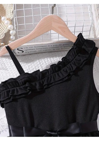 Varas Askılı Elbise - Mezuniyet Elbisesi - Kız Çocuk Abiye Gösteri Elbisesi modelleri