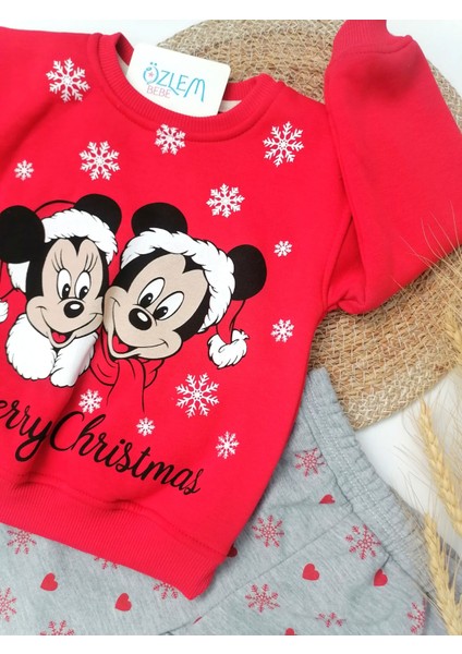 Minie& Mickey Yeni Yıl Temalı Çocuk Takım 3 Yaş fiyatları