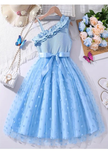 Varas Askılı Elbise - Mezuniyet Elbisesi - Kız Çocuk Abiye Gösteri Elbisesi fiyatları