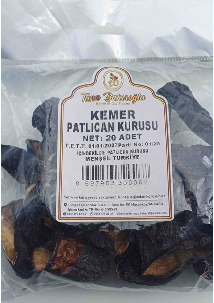 Antep Dolmalık Patlican Kurutma