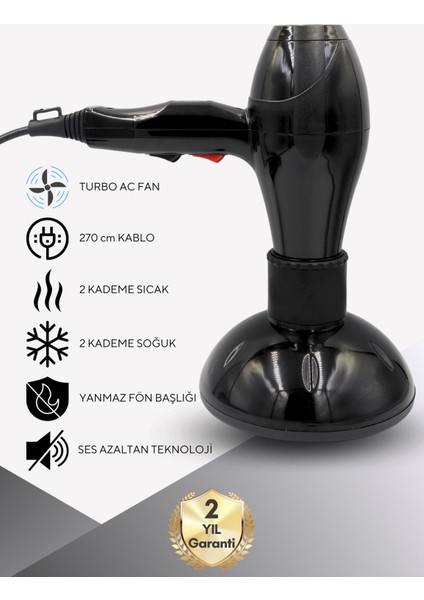 Xturbo Profosyonel Fön Makinesi 3500W Made In Germany
