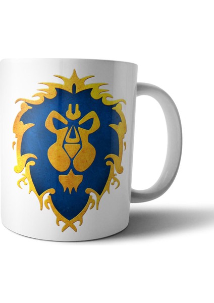 World Of Warcraft Alliance Kupa Bardak Model 2