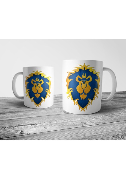World Of Warcraft Alliance Kupa Bardak Model 2