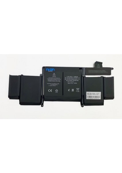 Nion Apple MacBook Pro 13.3 Inch Retina A1502 Emc 2835 Uyumlu Notebook Batarya - Pil