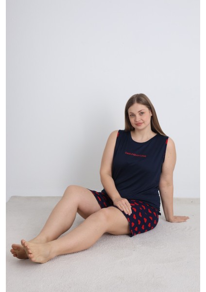 50507-1299 Kadın Büyük Beden Pijama Takımı