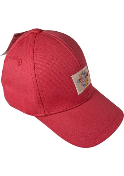 Spteks Kitti 4-8 Yaş Kız Çocuk Pembe Renk Baskı Figürlü Yazlık Şapka