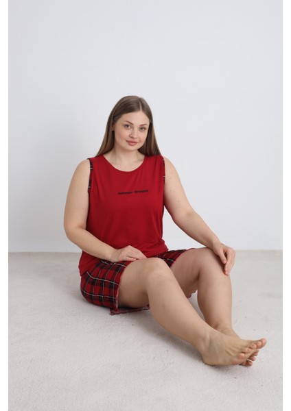 50507-1301 Kadın Büyük Beden Pijama Takımı