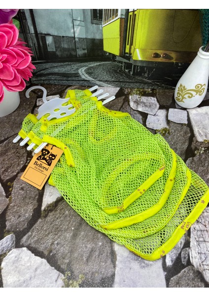 Filet-Shirt Yeşil Kedi Köpek Kıyafeti modelleri