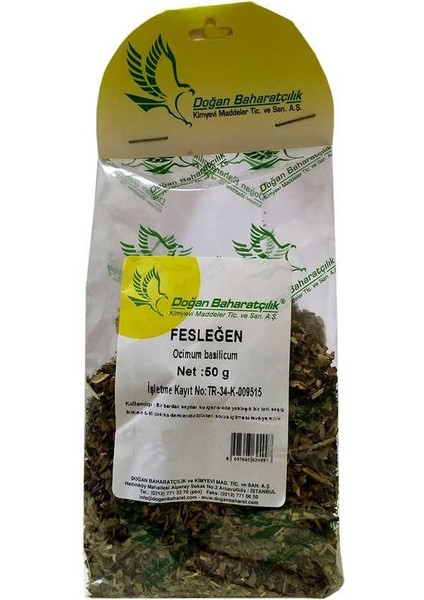 Fesleğen Doğal 50 gr Paket
