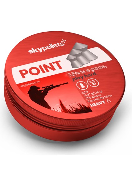 Skypellets Point Light 5,5mm 15,89GR H. Saçma 250