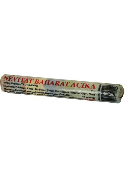 Acıka Kahvaltılık Fişek Poy Baharat Karışımı 40-45 gr Paket