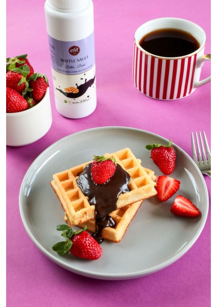 Bitter Sos 330 GR Glutensiz Waffle Krep Pankek Tatlı Dondurma Pasta Sosu fırsatları