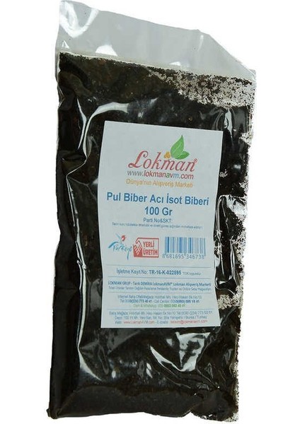 Pul Biber Acı Isot Biberi 100 gr Paket fiyatları