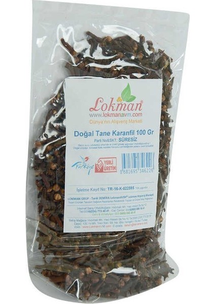 Karanfil Doğal Tane 100 gr Paket fiyatları