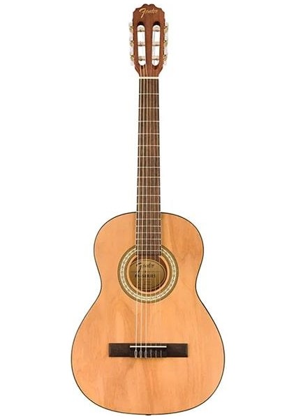 Fender FA-25N Ceviz Klavye Naturel Klasik Gitar