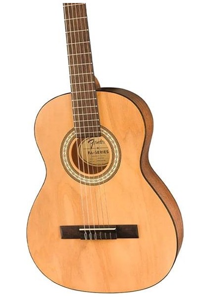 Fender FA-25N Ceviz Klavye Naturel Klasik Gitar