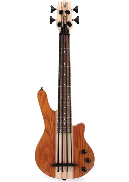 Mahalo MEB1PRO-TBR Elektro Bas Ukulele (Transparent Brown)