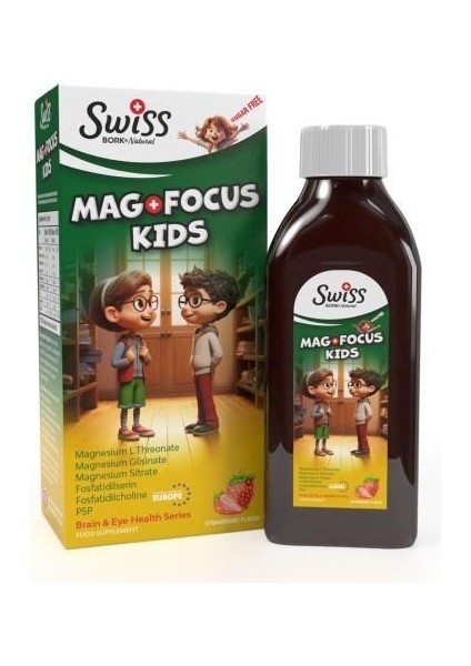 Mag Focus Kıds 150 ml Sirop