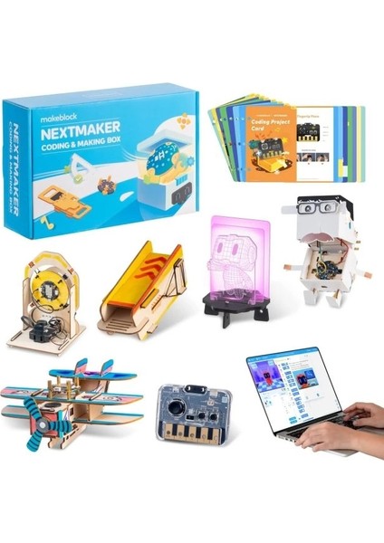 Nextmaker 3'ü 1 Arada Kodlama Kiti Seviye2/kutu1-Kutu6