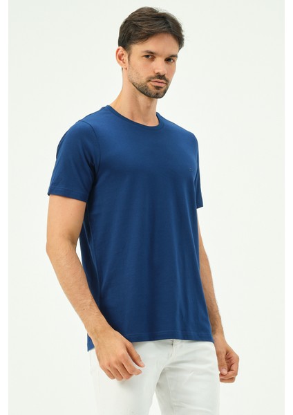 Marin Casual Sıfır Yaka Büyük Beden Bıg Sıze Erkek Tişört