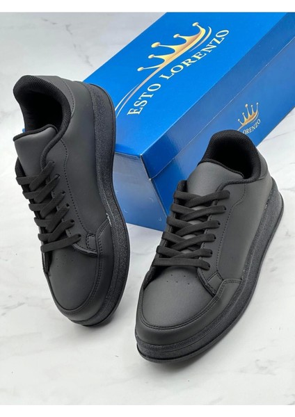 Erkek Klasik Siyah Ortopedik Spor Sneakers Günlük Ayakkabı modelleri