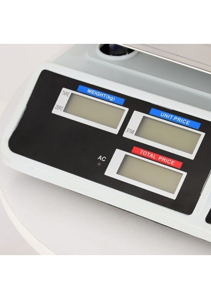 40 kg Şarjlı Elektronik Dijital Hassas Mutfak Manav Bakkal Kasap Terazisi Çukur Kefeli fiyatları