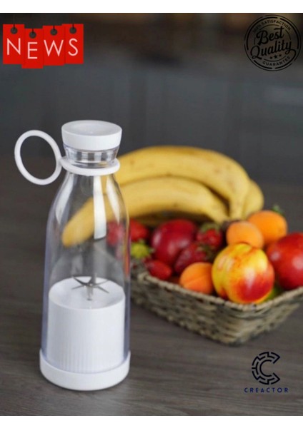 380ML Taşınabilir Blender Mini Meyve Karıştırıcı Milkshake Smothie CBL380